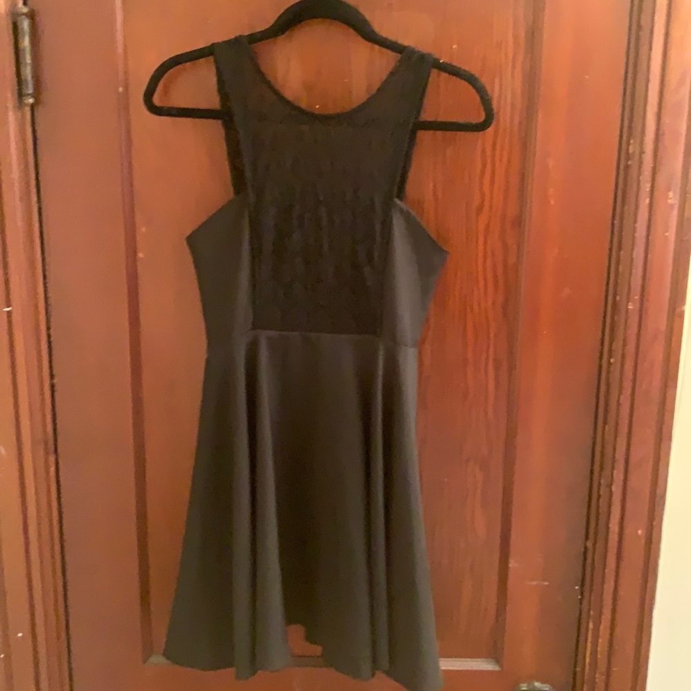 KNT by Kova and T black mini dress